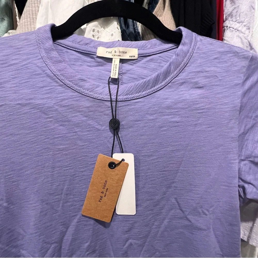 Rag & Bone - Purple Women's Tee - Picture 6 of 6